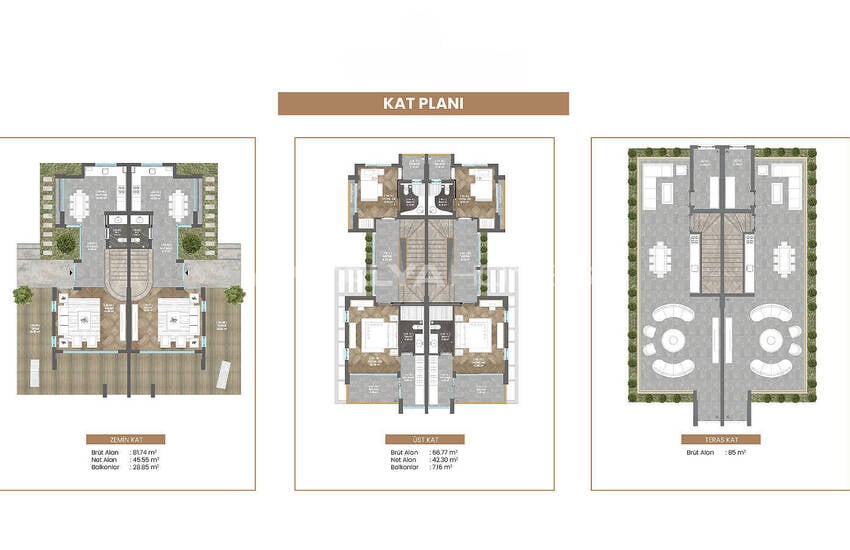 Semi-detached Villas with Nature View in Mersin Silifke 18
