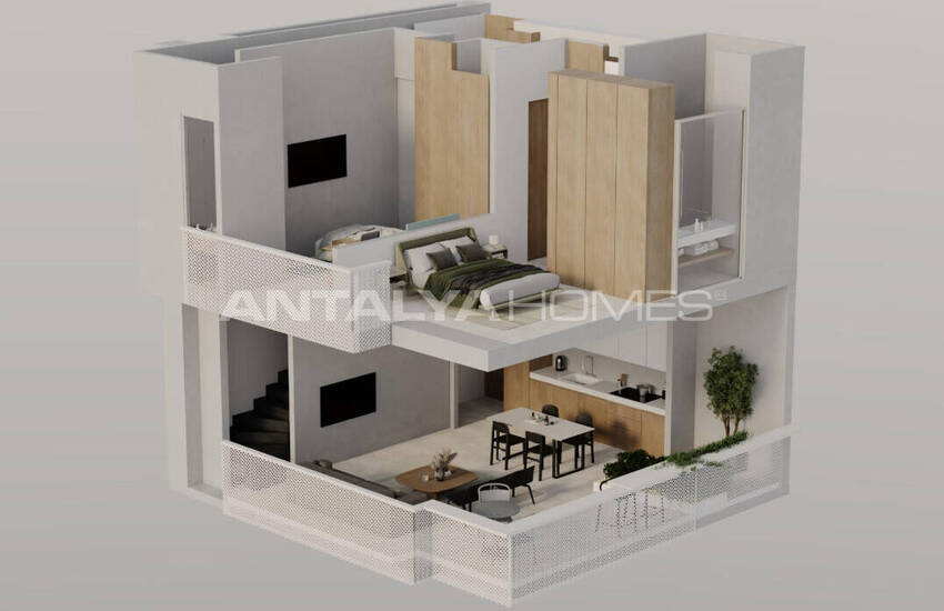 Wohnungen In Einer Wohnanlage Mit Umfangreicher Ausstattung In Mersin 25