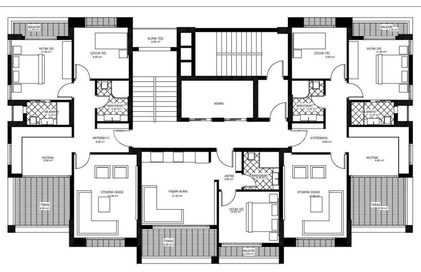 Boutique Apartments for Sale in Mersin Yenişehir 16