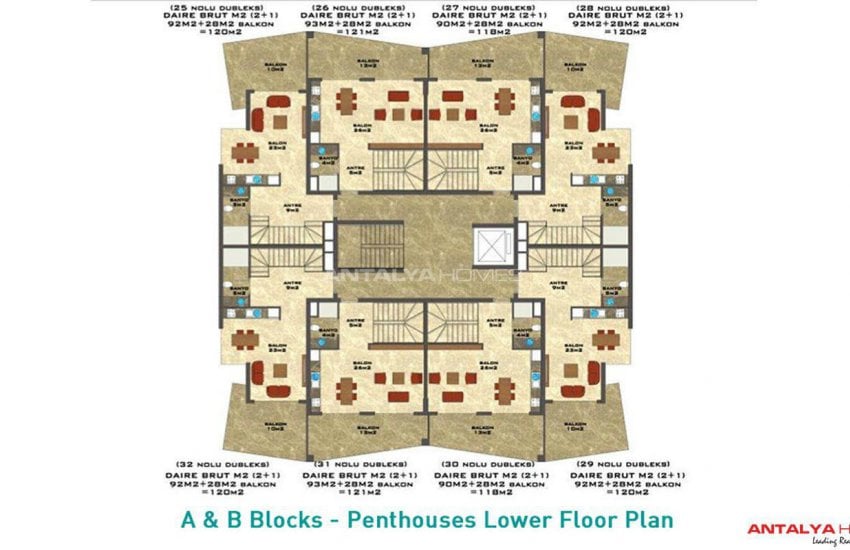 Crystal Nova Apartmanı Oba Alanya 9
