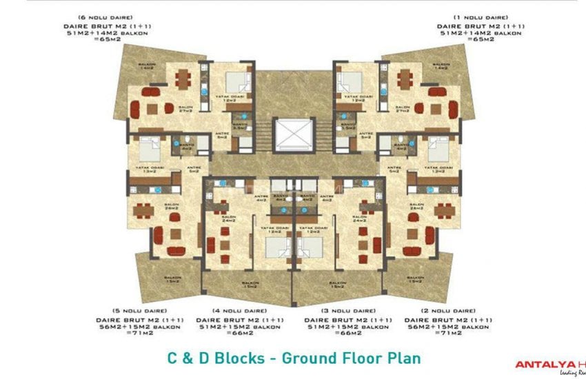 Crystal Nova Apartmanı Oba Alanya 11