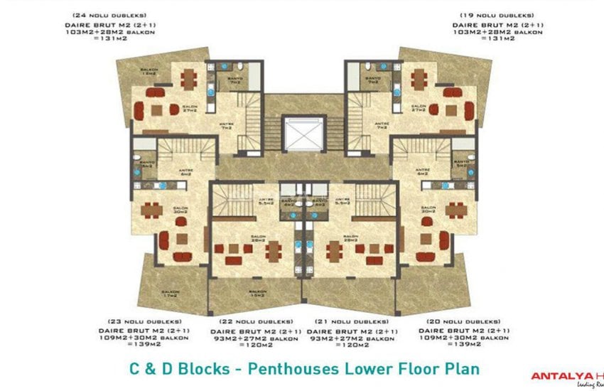Crystal Nova Apartmanı Oba Alanya 13