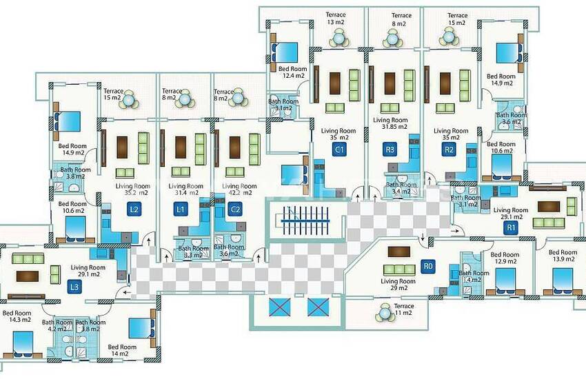 Real Estate in Project with Thai Concept in North Cyprus Iskele