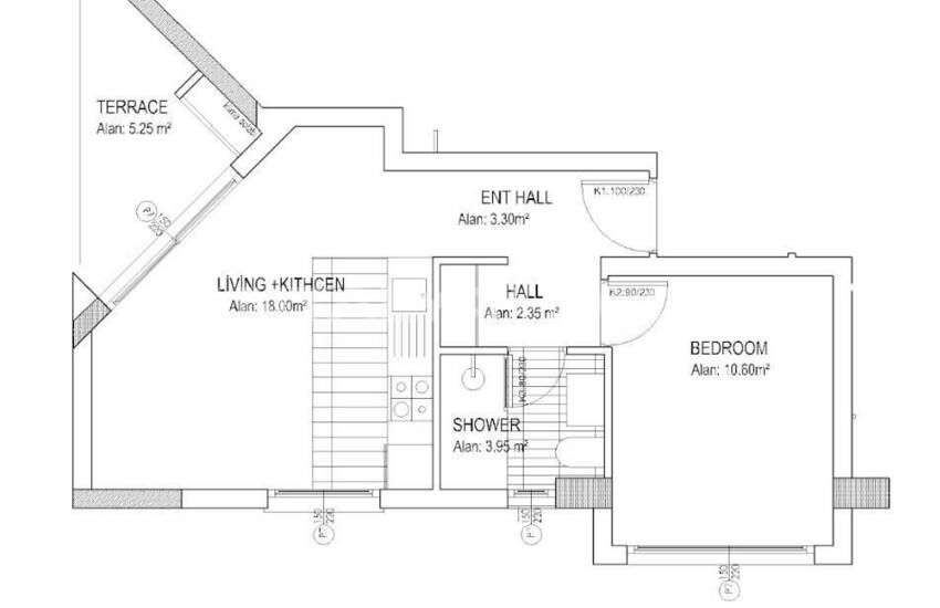 Sea View Apartments for Sale in a Complex in Lefke North Cyprus