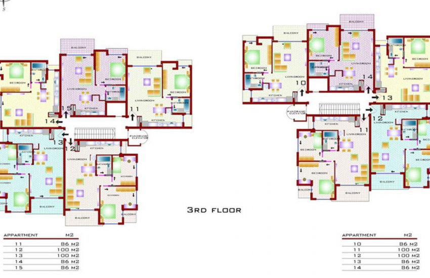 Functional Houses in the Desirable Location of Konyaalti 18