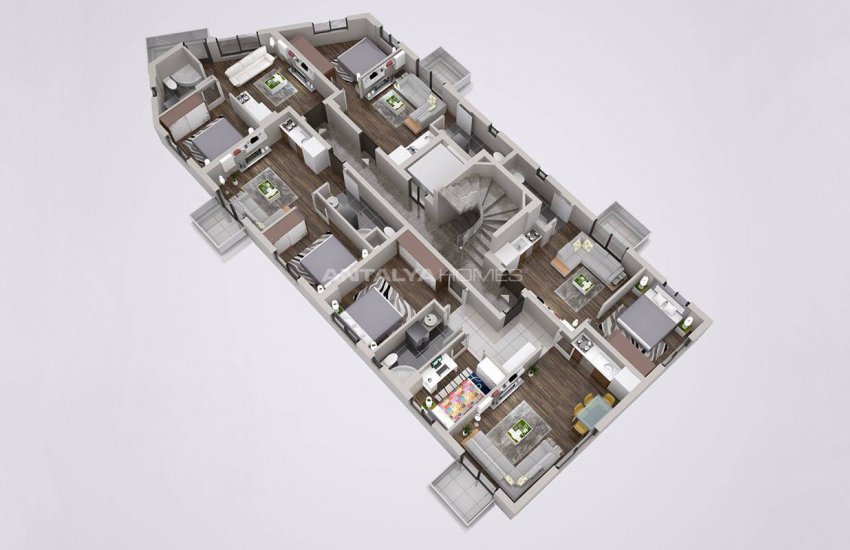 New Build Flats Close to Local Facilities in Antalya Center 31