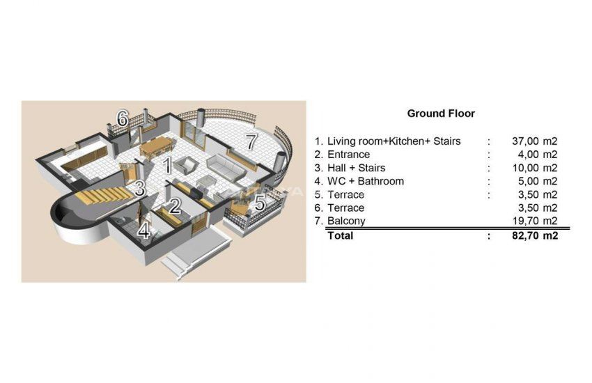 Sea View Detached Villas with a Spacious Terrace in Alanya 28