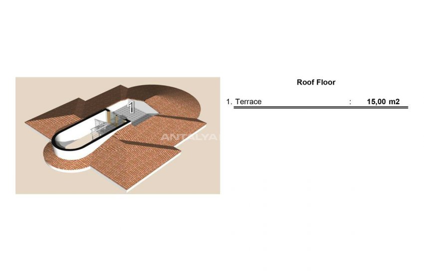 Sea View Detached Villas with a Spacious Terrace in Alanya 30