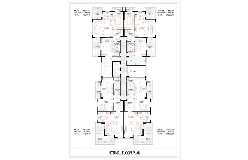 Mahmutlar'da Denize Sıfır Satılık Modern Daireler 31