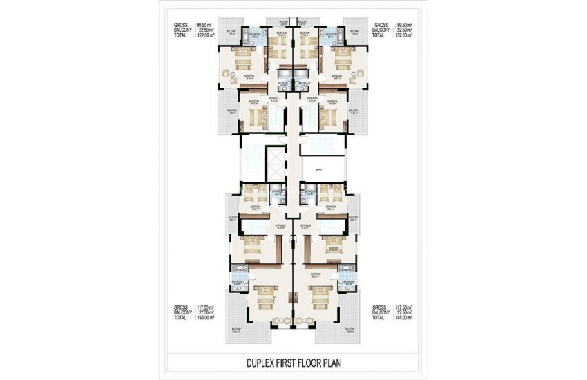 Mahmutlar'da Denize Sıfır Satılık Modern Daireler 32