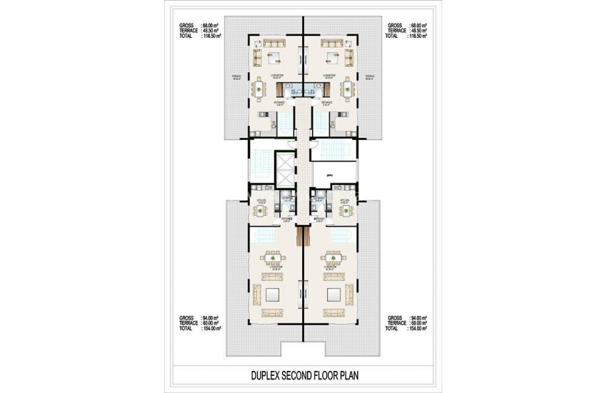 Mahmutlar'da Denize Sıfır Satılık Modern Daireler 34