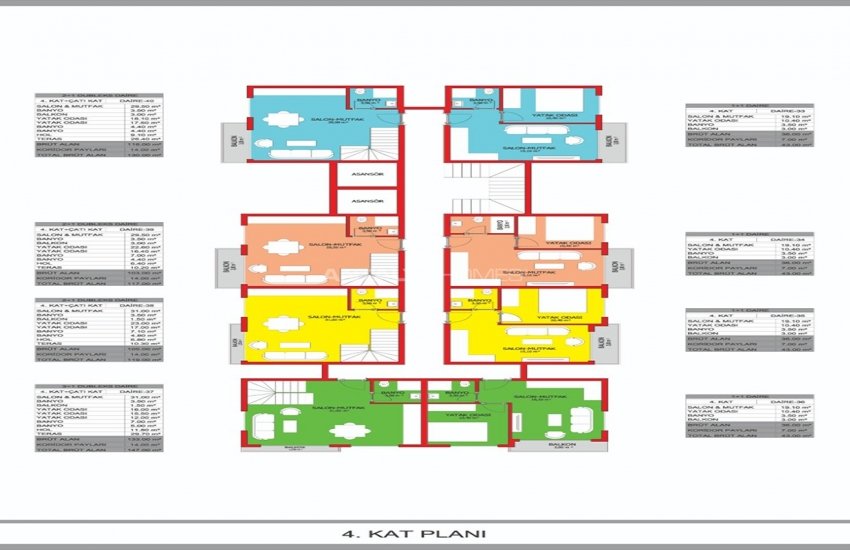 Новые Квартиры с Современным Дизайном в Кестеле 31