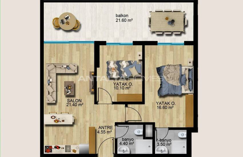 Wohnungen Im Boutique-komplex Mit Privatpier In Mersin Ayas 27