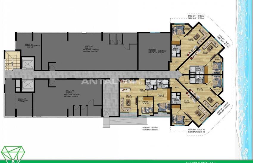 Wohnungen Im Boutique-komplex Mit Privatpier In Mersin Ayas 31