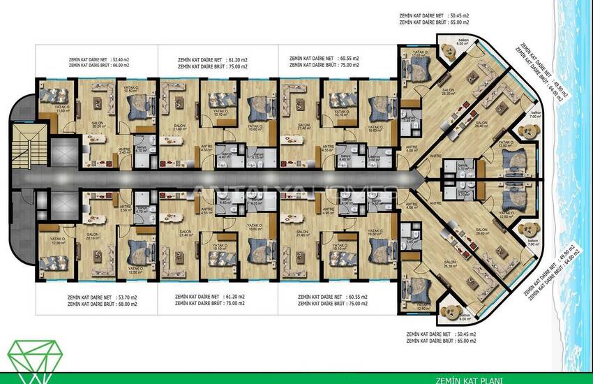 Wohnungen Im Boutique-komplex Mit Privatpier In Mersin Ayas 33