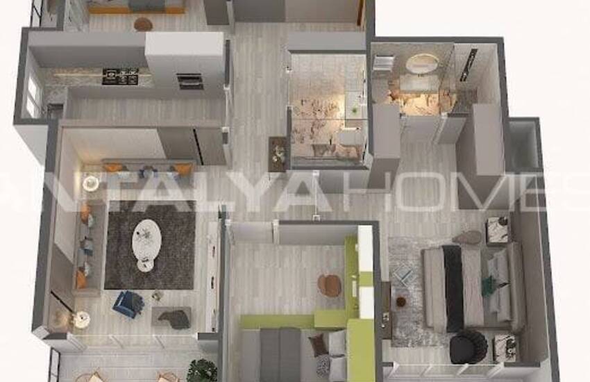 Investment Apartments with Sea and Nature Views in Mersin 19