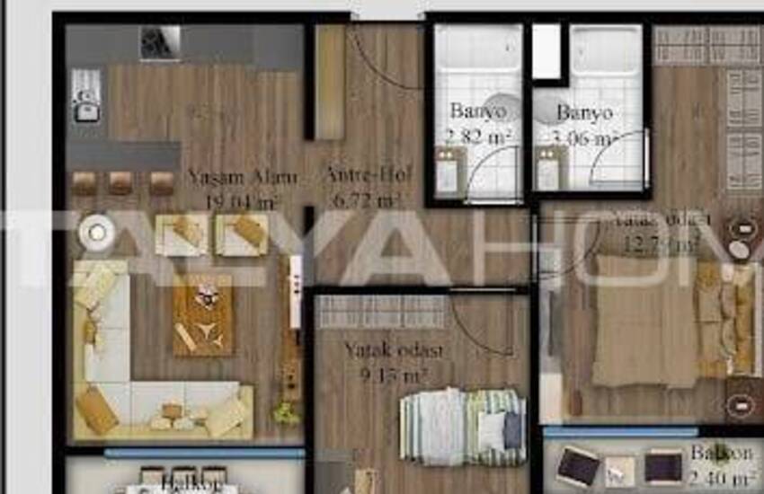 Investment Apartments with Sea and Nature Views in Mersin 17