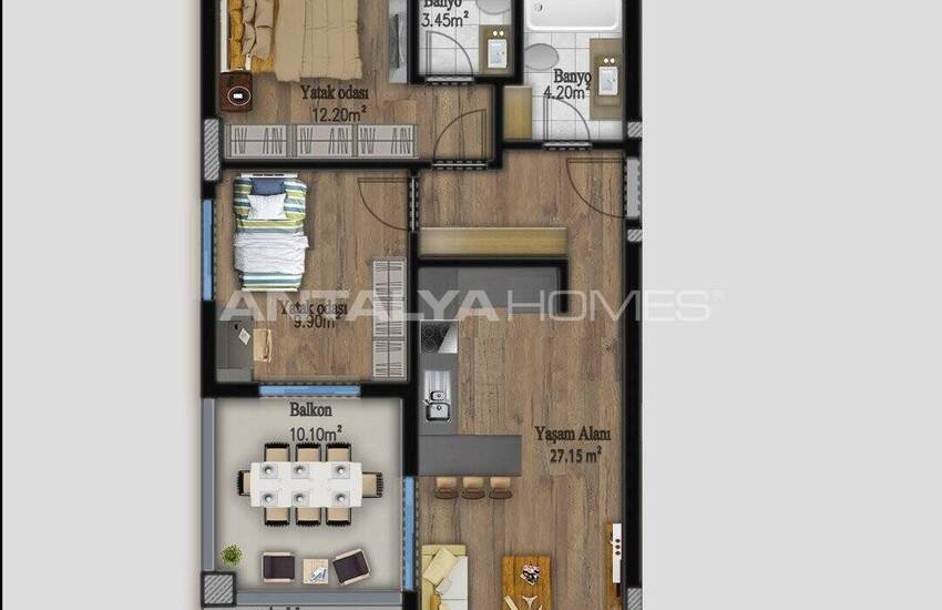 Nieuwe Appartementen Dicht Bij Stranden In Mersin 15
