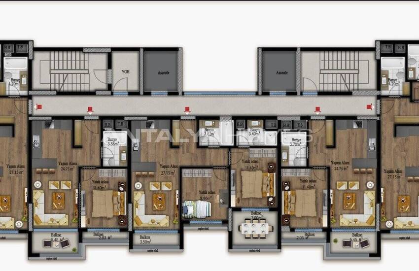 Nieuwe Appartementen Dicht Bij Stranden In Mersin 16