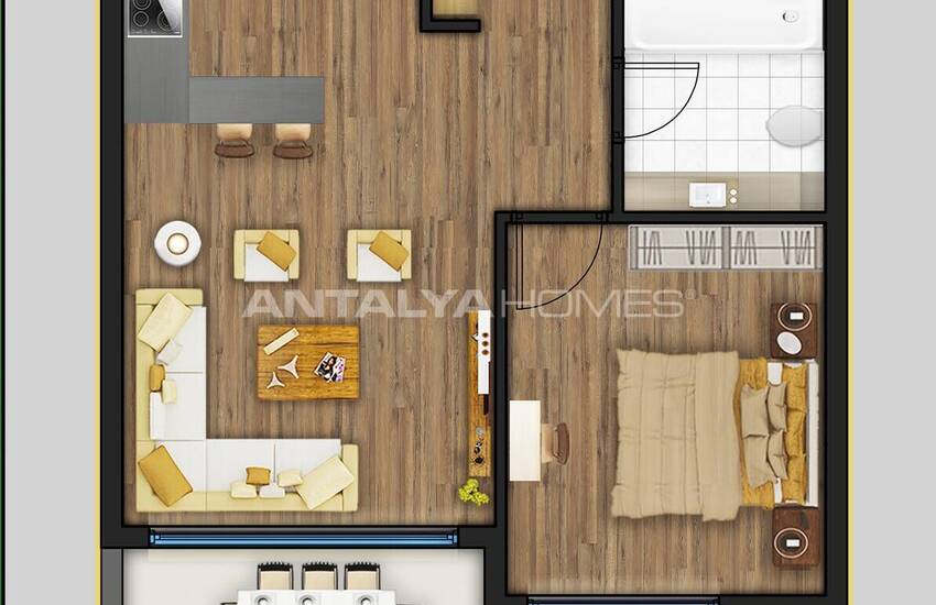 Apartments Within Walking Distance of the Beach in Mersin Tomuk 37