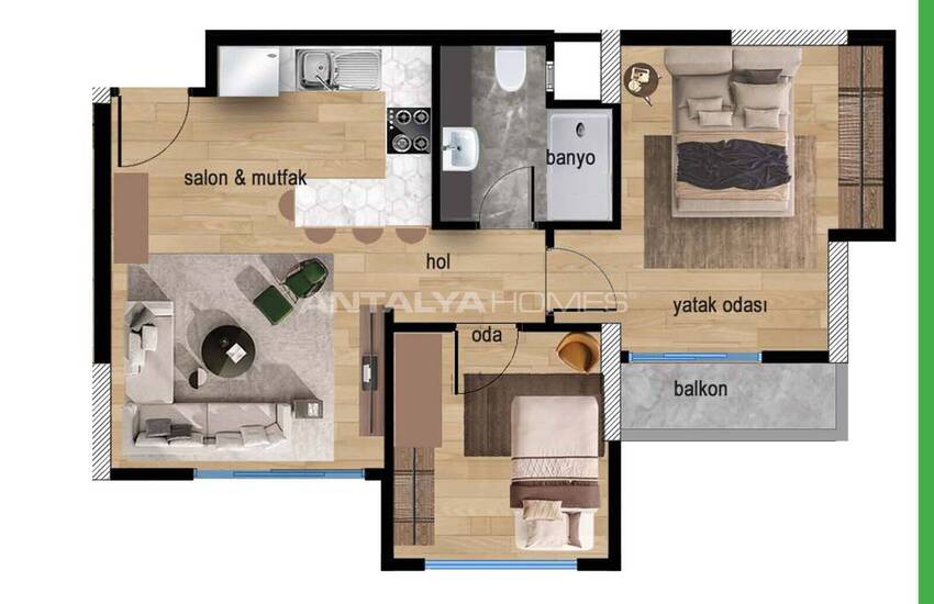 Immobiliers D'investissement De 2 Chambres Vue Mer À Mersin 19