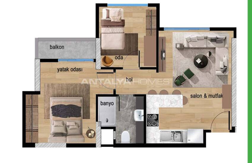 Immobiliers D'investissement De 2 Chambres Vue Mer À Mersin 17