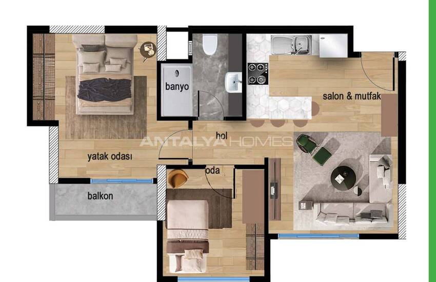 Immobiliers D'investissement De 2 Chambres Vue Mer À Mersin 18