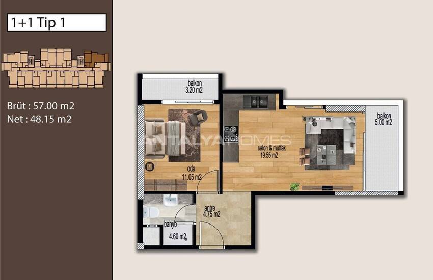 Élégants Appartements D’investissement À Vendre Mersin Tece 10