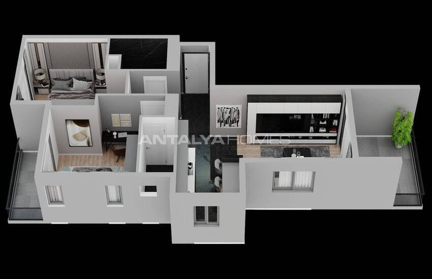 Stadt Und Meerblick Investment Wohnungen In Mersin Mezitli 21