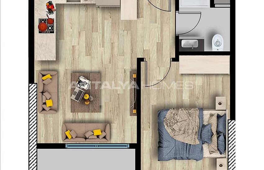 آپارتمان های با دید دریا و طبیعت در مجتمعی در مرسین، اردملی 25