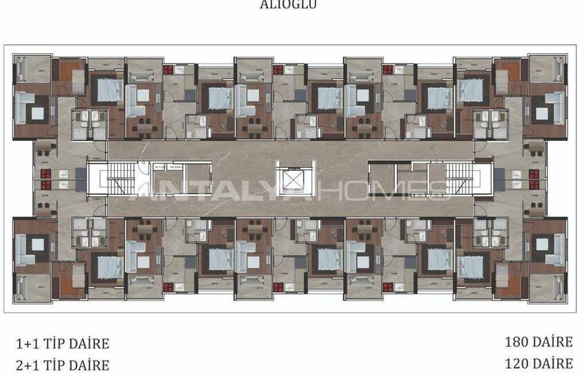 Apartments in a Complex with Extensive Features in Mersin Erdemli 34