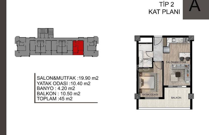 Квартиры в Комплексе с Аквапарком в Тедже, Мерсин 34