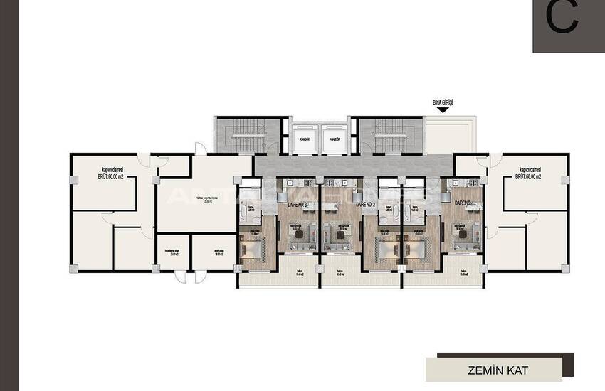 Квартиры в Комплексе с Аквапарком в Тедже, Мерсин 47
