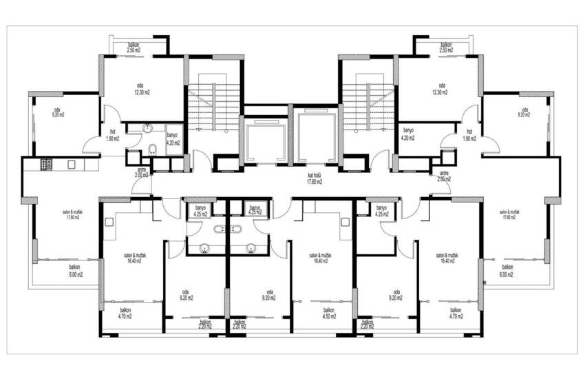 Luxury Flats with Sea and City Views in Mersin, Mezitli 19