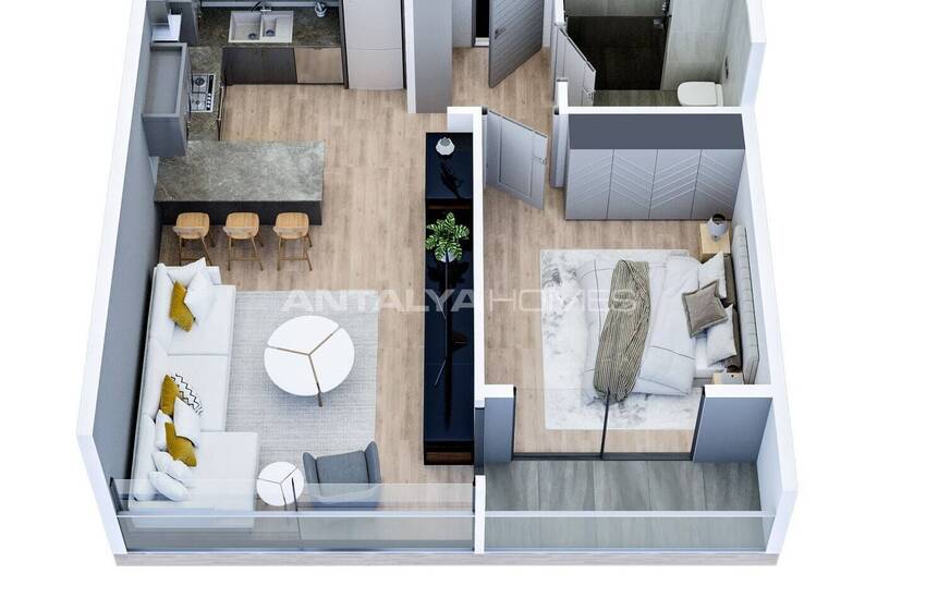 Mersin Tece'de Aquaparklı Site İçerisinde Şık Daireler 25
