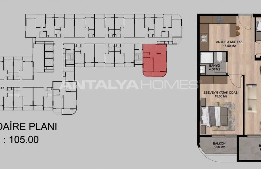 Moderna Lägenheter I Ett Nytt Komplex Nära Flygplatsen I Mersin 36
