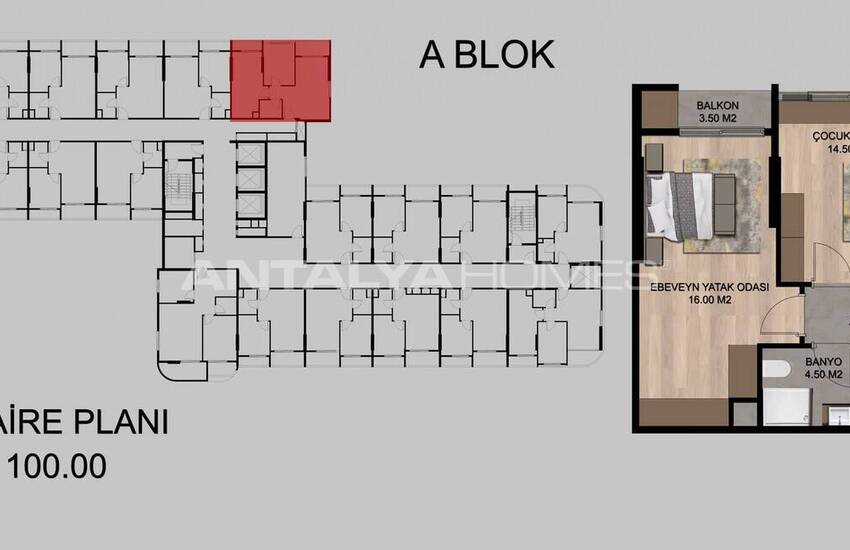 Moderna Lägenheter I Ett Nytt Komplex Nära Flygplatsen I Mersin 37