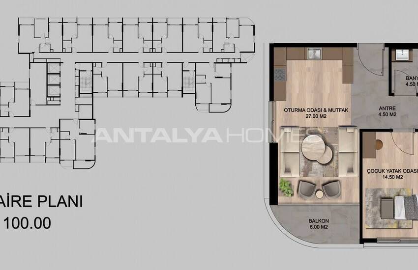 Moderna Lägenheter I Ett Nytt Komplex Nära Flygplatsen I Mersin 41