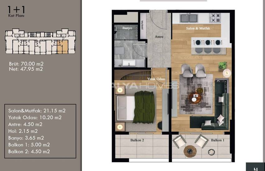 Appartements Dans Un Projet Exceptionnel À Mersin Kargipinari 31