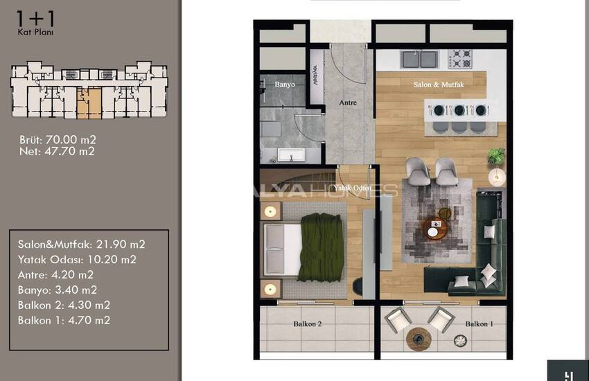Appartements Dans Un Projet Exceptionnel À Mersin Kargipinari 33