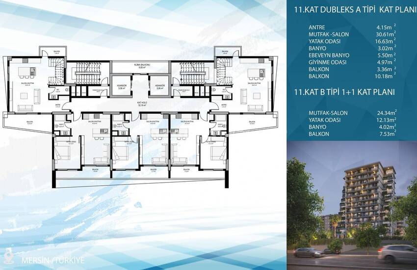 Appartementen Met Zeezicht, Privézwembad En Terrassen In Mersin 45