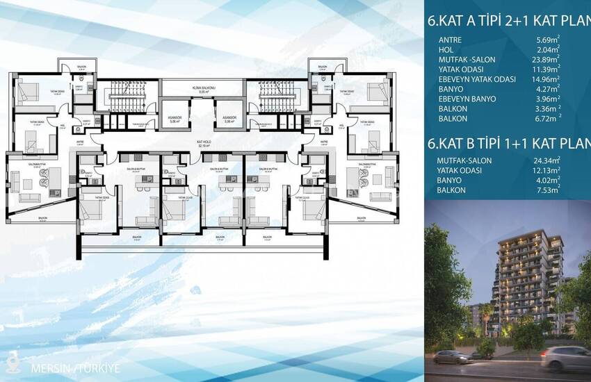 Appartementen Met Zeezicht, Privézwembad En Terrassen In Mersin 40