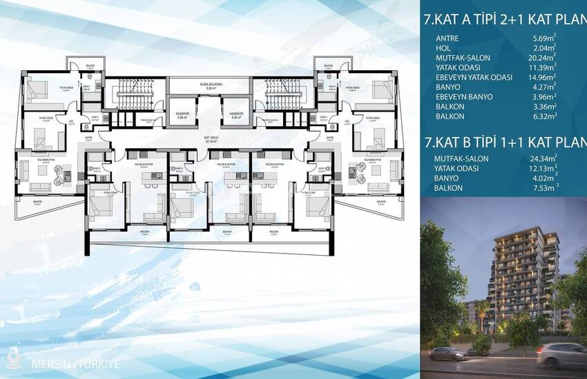 Appartementen Met Zeezicht, Privézwembad En Terrassen In Mersin 41