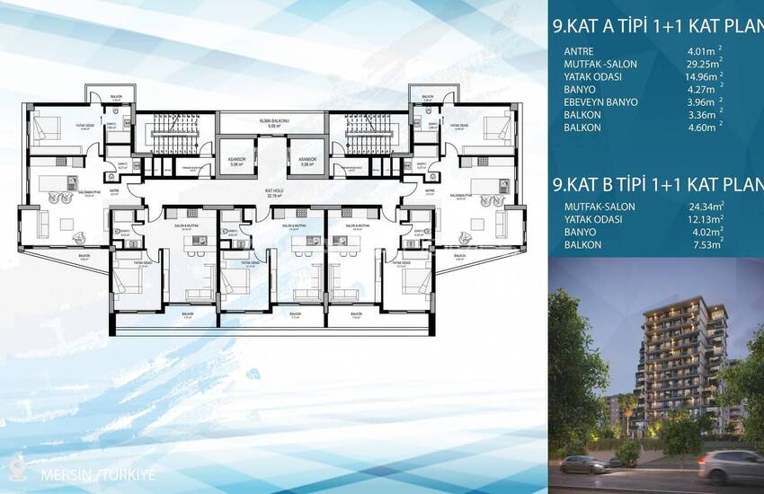 Appartementen Met Zeezicht, Privézwembad En Terrassen In Mersin 43