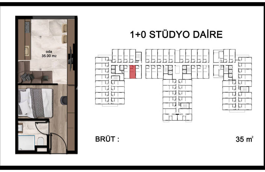 Квартиры с видом на город и природу в Мерсине 20