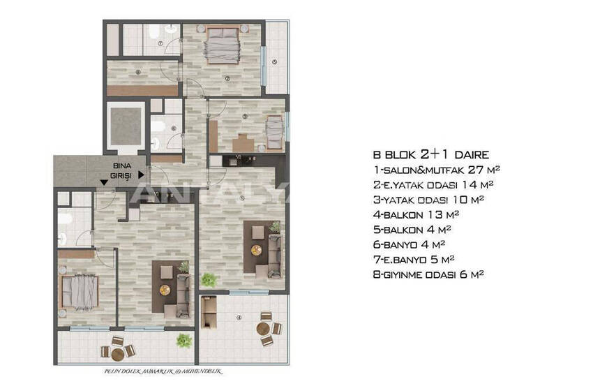 Lägenheter I Erdemli Inom Gångavstånd Från Stranden 32