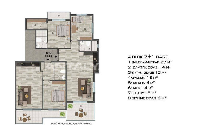 Lägenheter I Erdemli Inom Gångavstånd Från Stranden 33