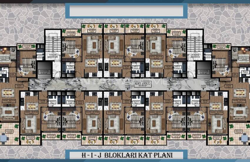 Новые квартиры в престижном проекте в Эрдемли, Мерсин 55
