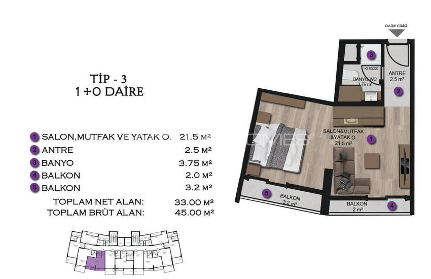 Vorteilhaft Gelegene Wohnungen In Einem Projekt In Mersin 25