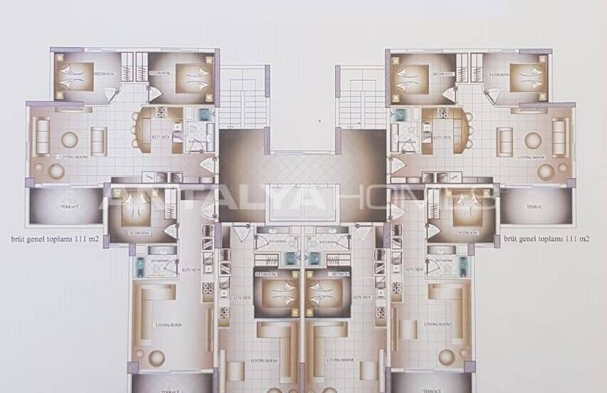 Apartments in Comprehensive Project Close to Sea in Mersin 20